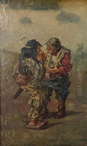 Friends (tramps) by Hanus (Hans) Schwaiger