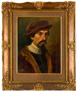 Portret Slechtice by Hanus (Hans) Schwaiger
