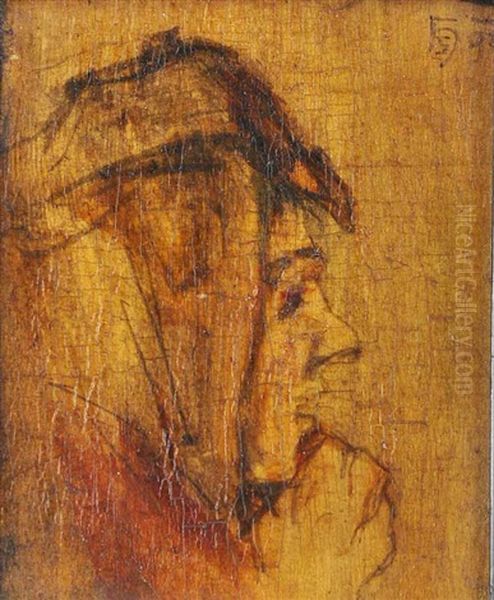 A Head In Profile (study) - view 1