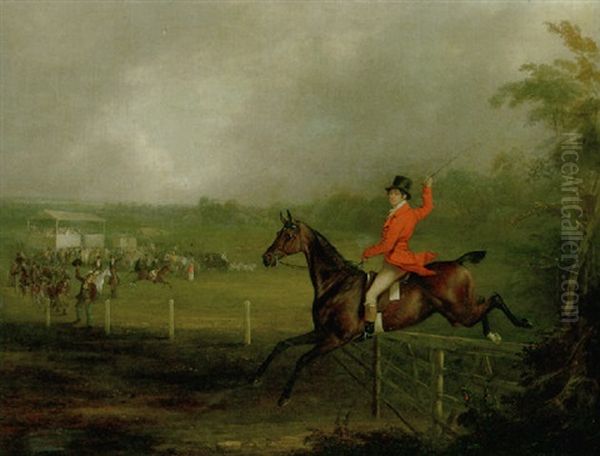 John Spence Clearing The Last Hurdle - view 1
