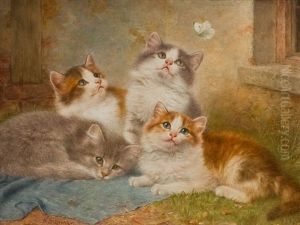Four Kittens by Wilhelm Schwar