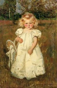 A Pretty White Dress by Alfred (Schwarz) Schwartz