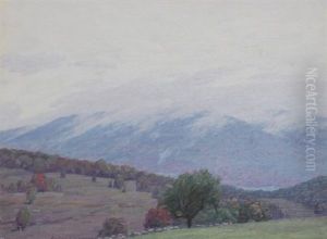 Mountain Valley Landscape by Andrew Thomas Schwartz