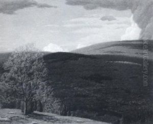 Clouds Casting Shadows / A Landscape by Andrew Thomas Schwartz
