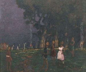 Feier Bei Nacht by Ernst Schwartz
