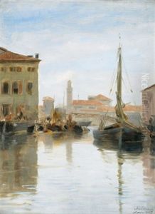 Bei Venedig, Nicolo by Adolf Schwarz