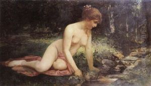 The Water Nymph by Alfred Schwarz