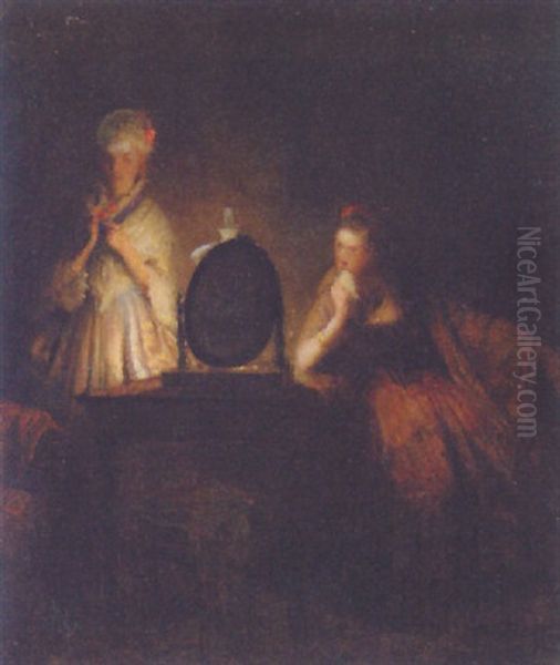 Two Ladies Before A Mirror - view 1