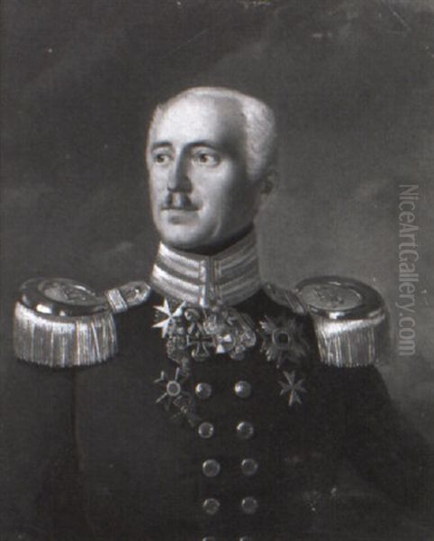 Brustbild Eines Herrn In Preusischer Uniform - view 1