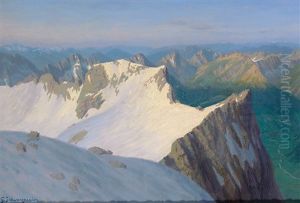 Blick Uber Die Verschneiten Rheintalspitzen Auf Prachtvolles Alpenpanorama Blick Uber Die Verschneiten Rheintalspitzen Auf Prachtvolles Alpenpanorama