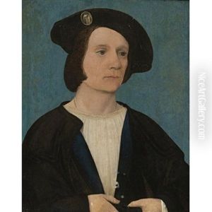 Portrait Of A Man by Hans Maler Zu Schwaz