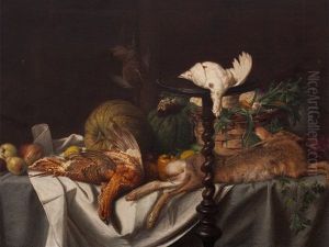 Hunting Still Life by Xaver Schwegler