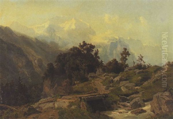 Gebirgstal Im Fruhherbst - view 1