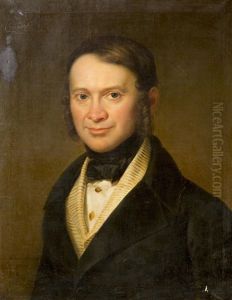 Portrait Of A Man And Portrait Of A Woman (pair) thumbnail