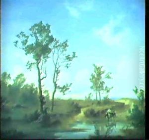 Reiter An Der Furth by Ernst Schweinfurth