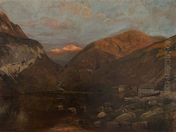 Fjord In Twilight - view 1