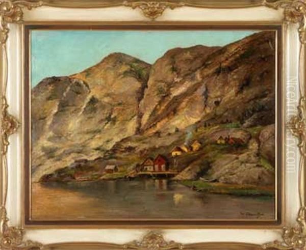 Sommerlicher Fjordhang - view 1