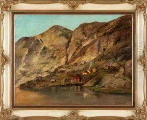 Sommerlicher Fjordhang