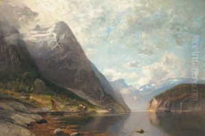 Sognefjord. Grose Norwegische Fjordlandschaft