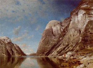 Grose Norwegische Fjordlandschaft