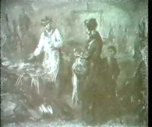 Marktszene. by Cajetan Schweitzer