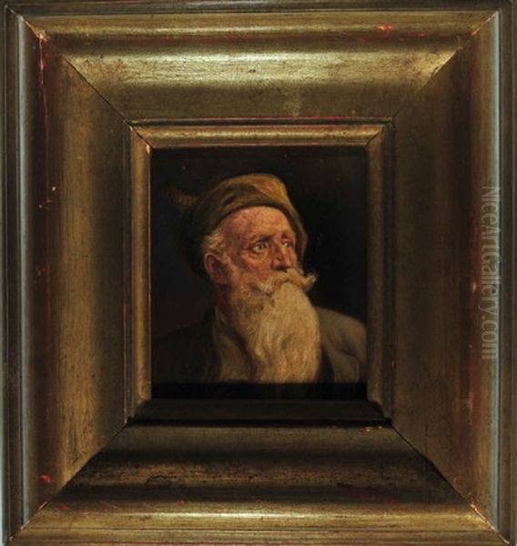 Portrait Eines Bartigen Mannes In Tracht - view 1