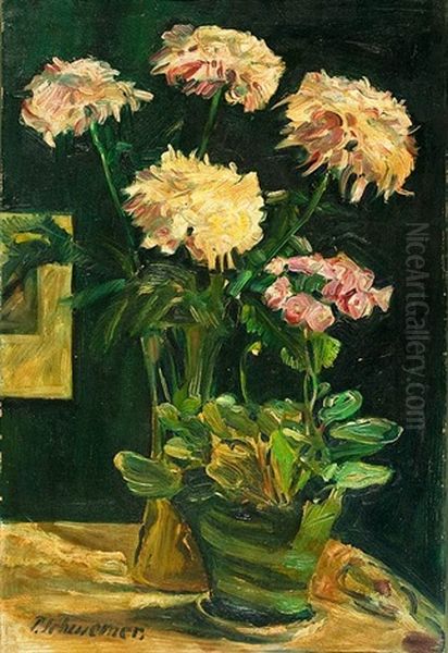 Stilleben Mit Chrysanthemen - view 1
