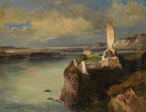 Motiv Aus Der Wachau (?) by Josef Schwemminger