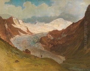 Gletscherpartie by Josef Schwemminger
