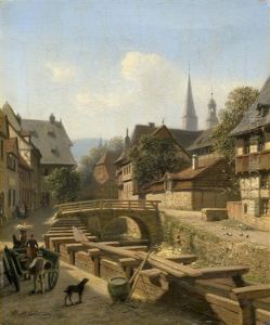 Ansicht Von Goslar, Im Hintergrund Die Turme Von St. Cosmas Und Damian Ansicht Von Goslar, Im Hintergrund Die Turme Von St. Cosmas Und Damian