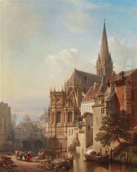 Blick Auf St. Pierre In Normandie [view Of St. Pierre In Normandy] - view 1