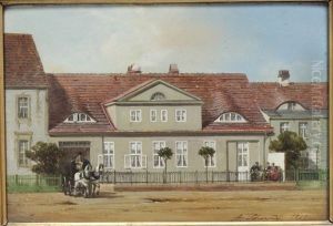 Haus Der Familie Rossmann In Der Ackerstrase In Berlin by Albert Schwendy