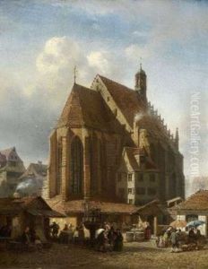 Nurnberg - Blick Auf Die Frauenkirche