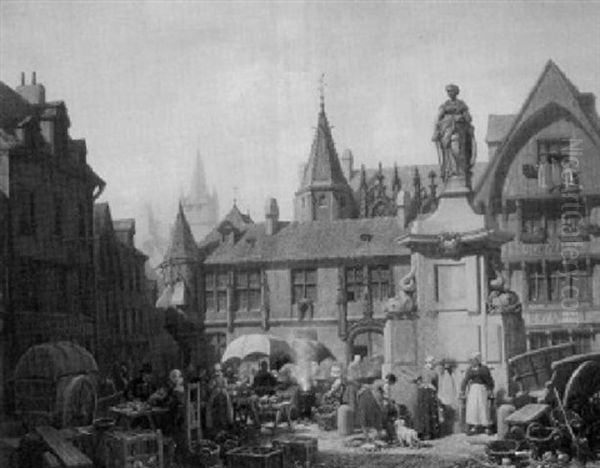 Markttag In Rouen - view 1