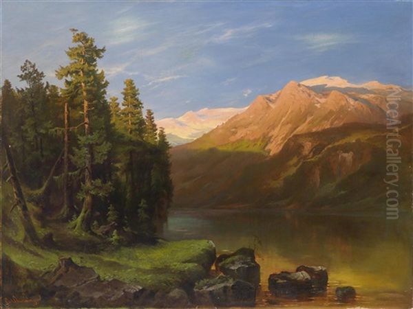 Grose Landschaft Im Abendrot - view 1