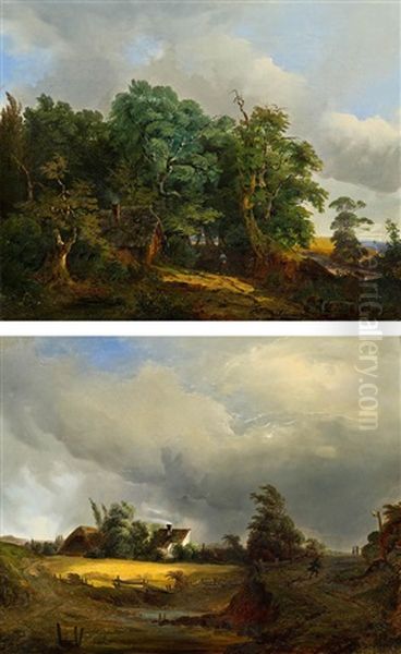 Landschaft Mit Bauernhof (pair) - view 1