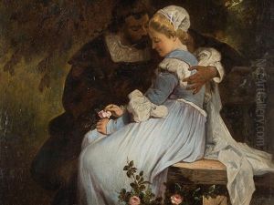 Faust And Marguerite by Karl Schweninger the Younger