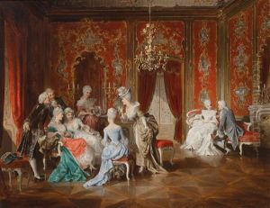Klatsch Und Tratsch Im Salon by Karl Schweninger the Younger