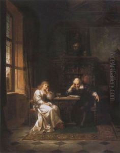 Kastelyban (in The Castle) by Karl Schweninger the Younger