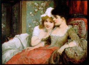 Zwei Freundinnen by Karl Schweninger the Younger