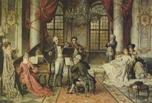 An Afternoon Concert by Karl Schweninger the Younger