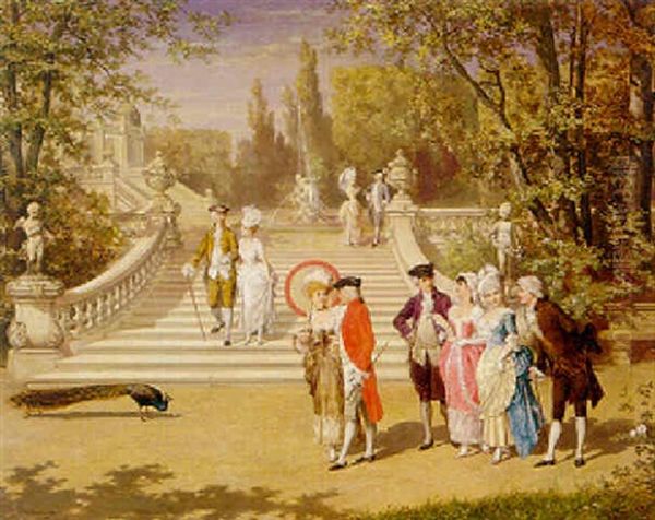 Promenade In The Palace Gardens - view 1