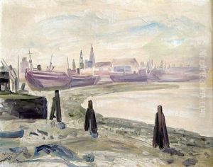 Ansicht Von Antwerpen by Karl Schwesig