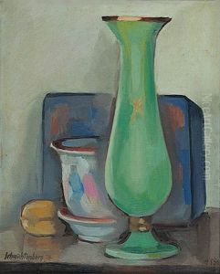 Stilleben Mit Gruner Vase Stilleben Mit Gruner Vase