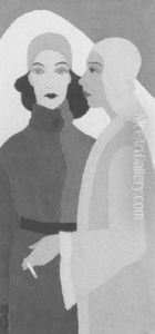 Zwei Frauen by Martel Schwichtenberg