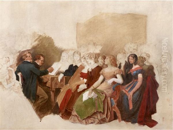 Ein Schubertabend Bei Joseph Von Spaun - view 1