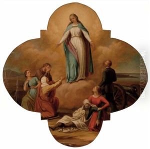 Maria Als Trosterin Der Unter Dem Krieg Leidenden by Moritz von Schwind