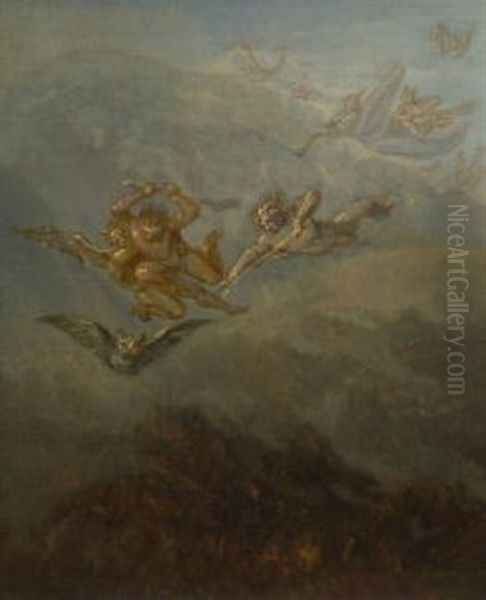 Satan, Hexen Und Eule Im Flug - view 1