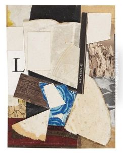 Ohne Titel (spitzbergen), Merzzeichnung by Kurt Schwitters
