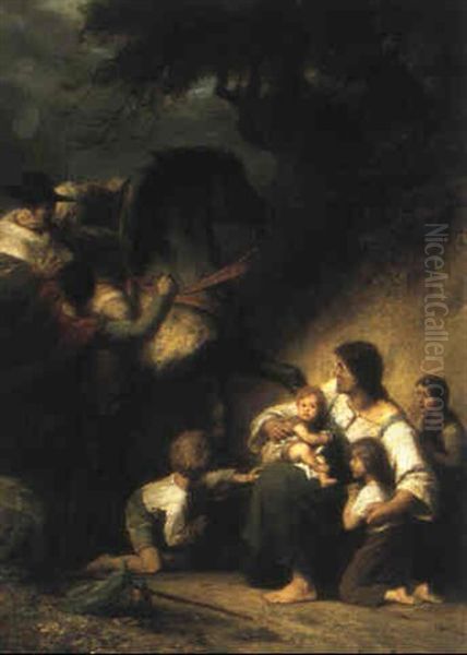 Wilhelm Tell Rettet Frau Und Kinder Vor Dem Tyrannen Gessler - view 1